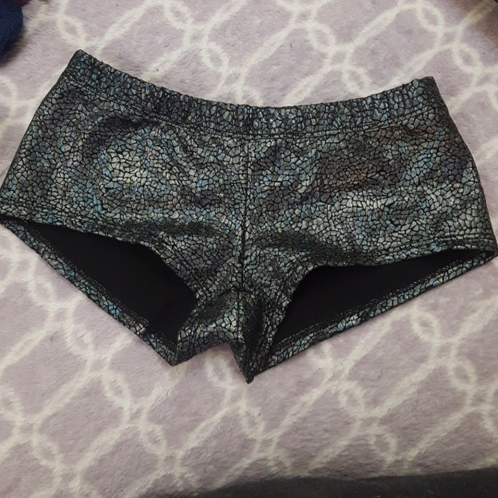 Tiny booty shorts